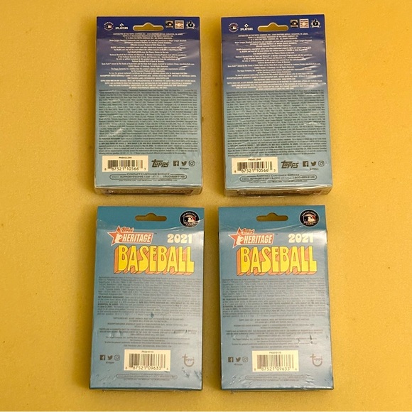 4 Topps MLB Hanger boxes - Picture 2 of 2